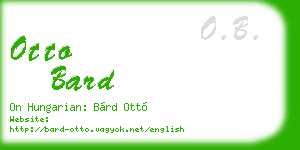otto bard business card